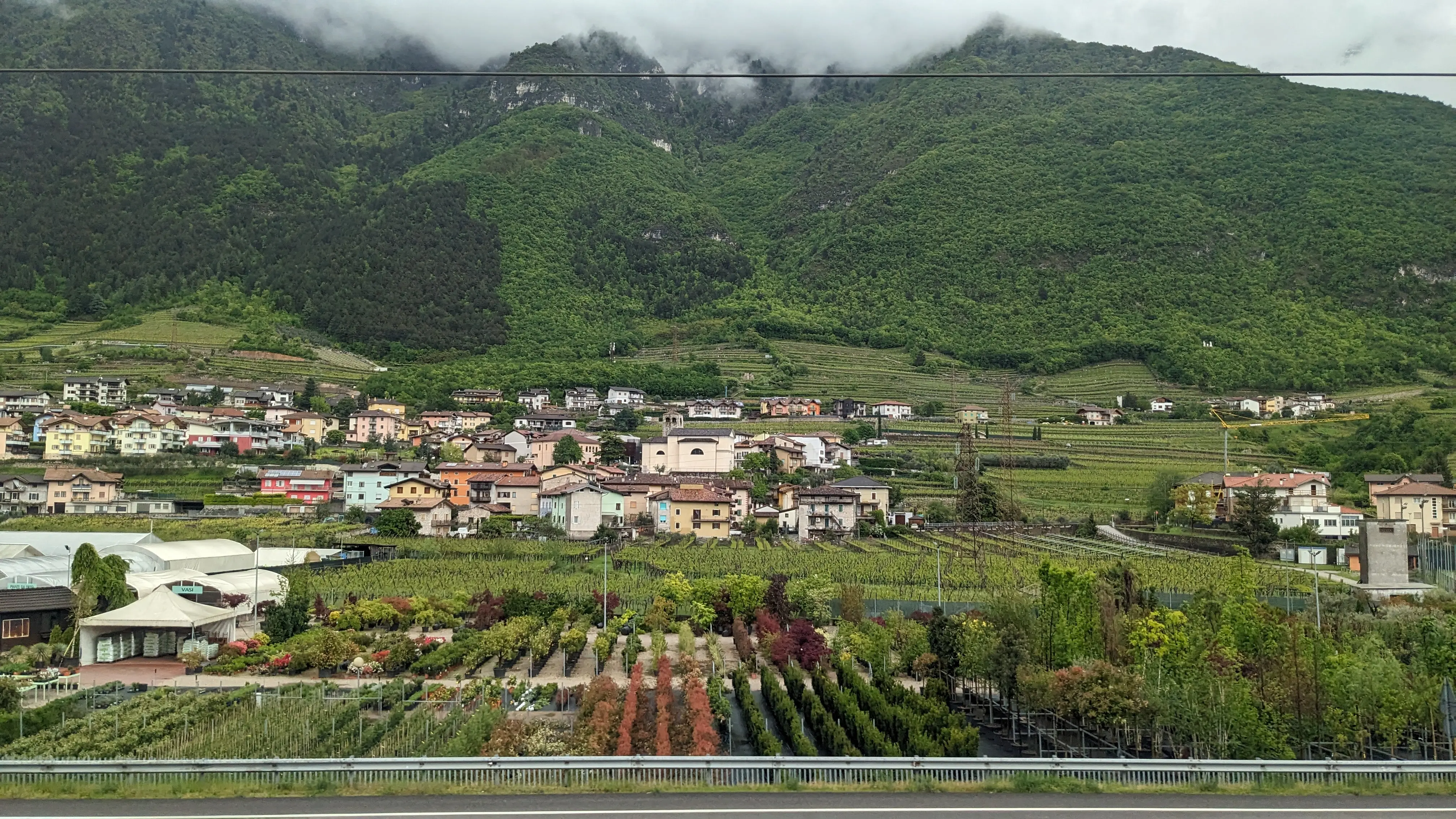 A view of the Italian countryside