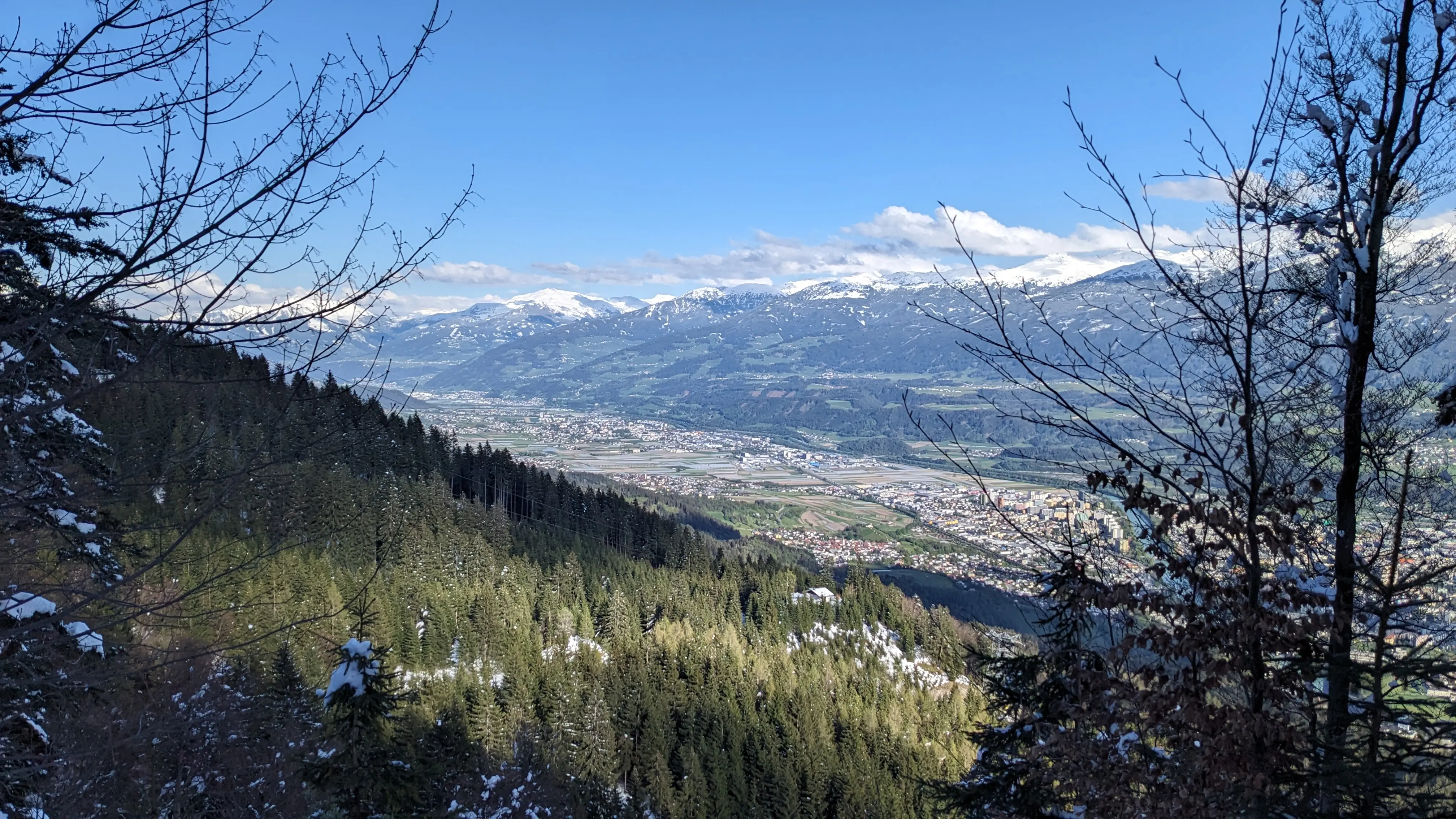 Another view down from hiking