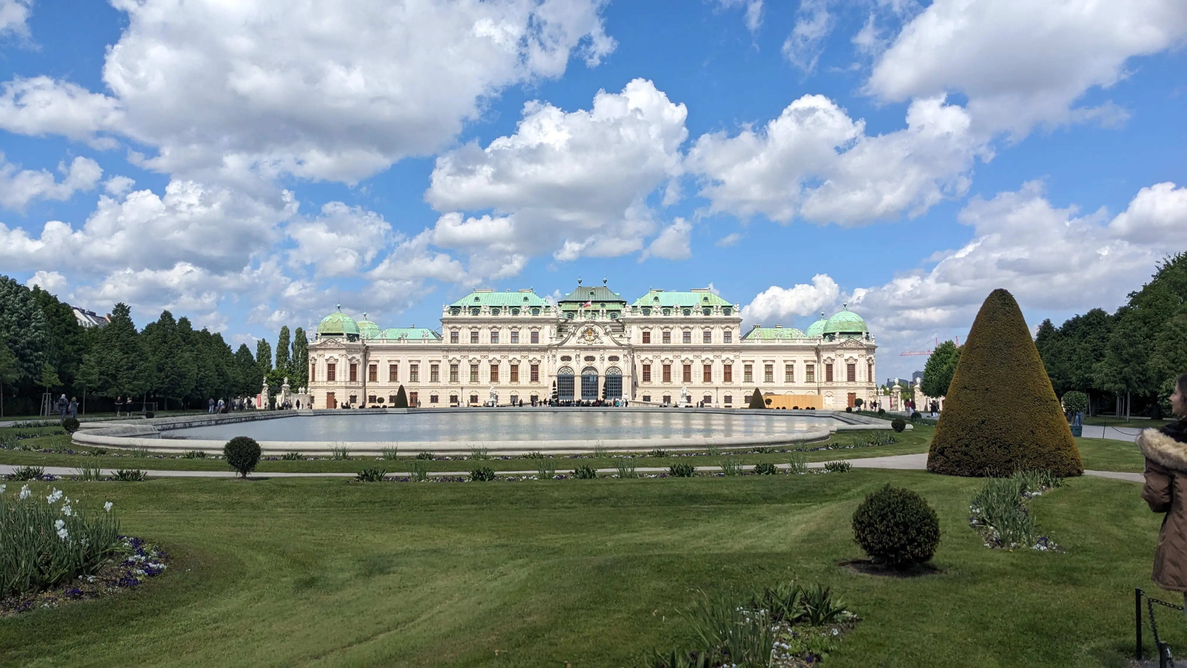 A picture of one of the Belvedere palaces