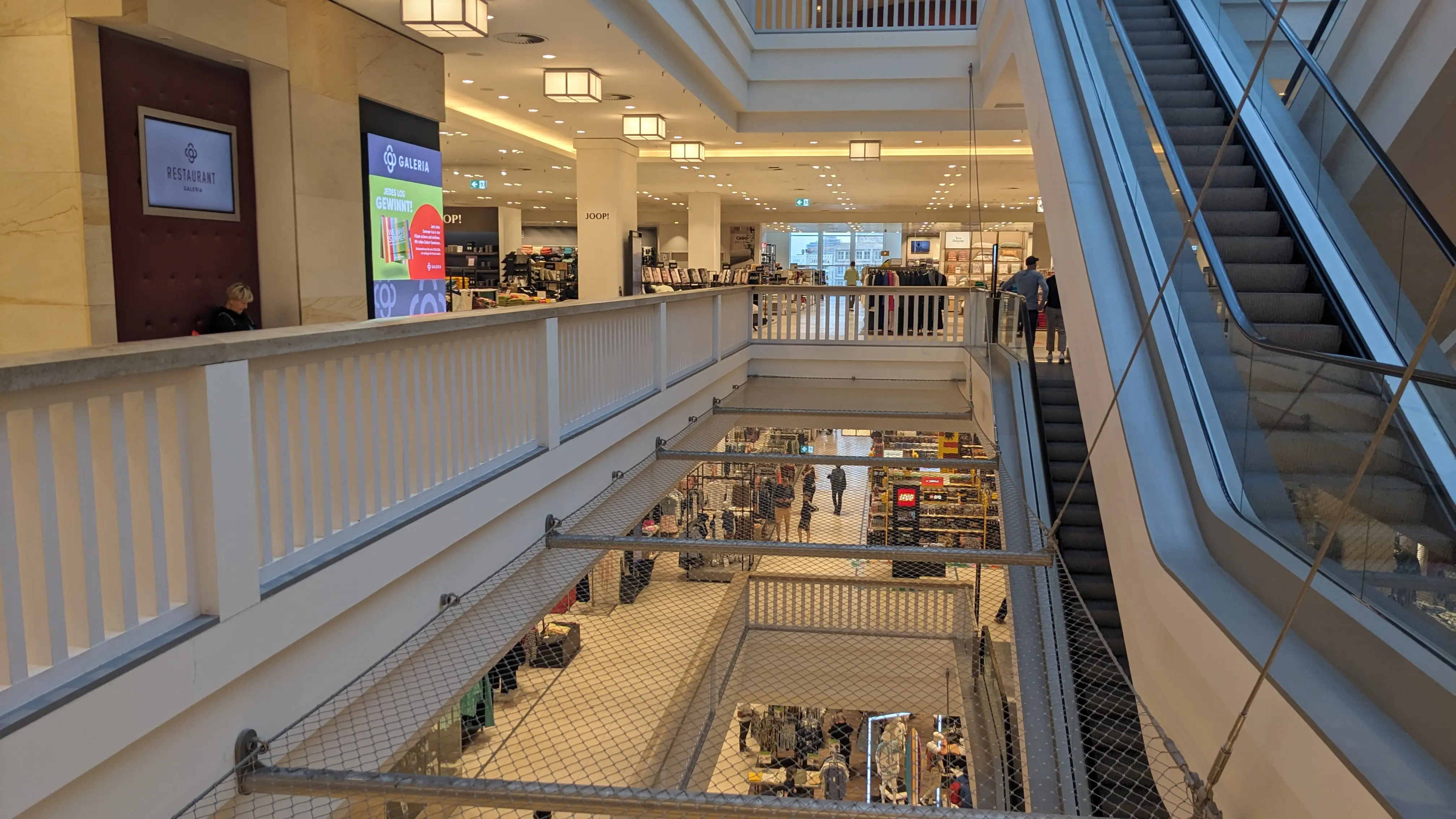 A picture inside GALERIA Berlin Alexanderplatz